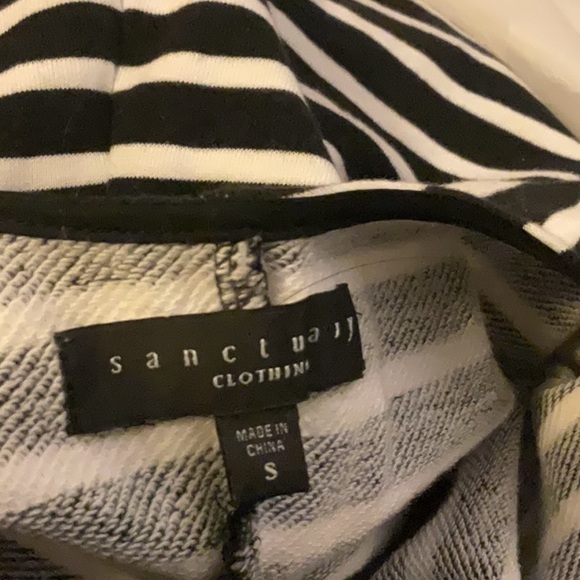 Sanctuary black and white striped dress Size Small - Picture 6 of 7